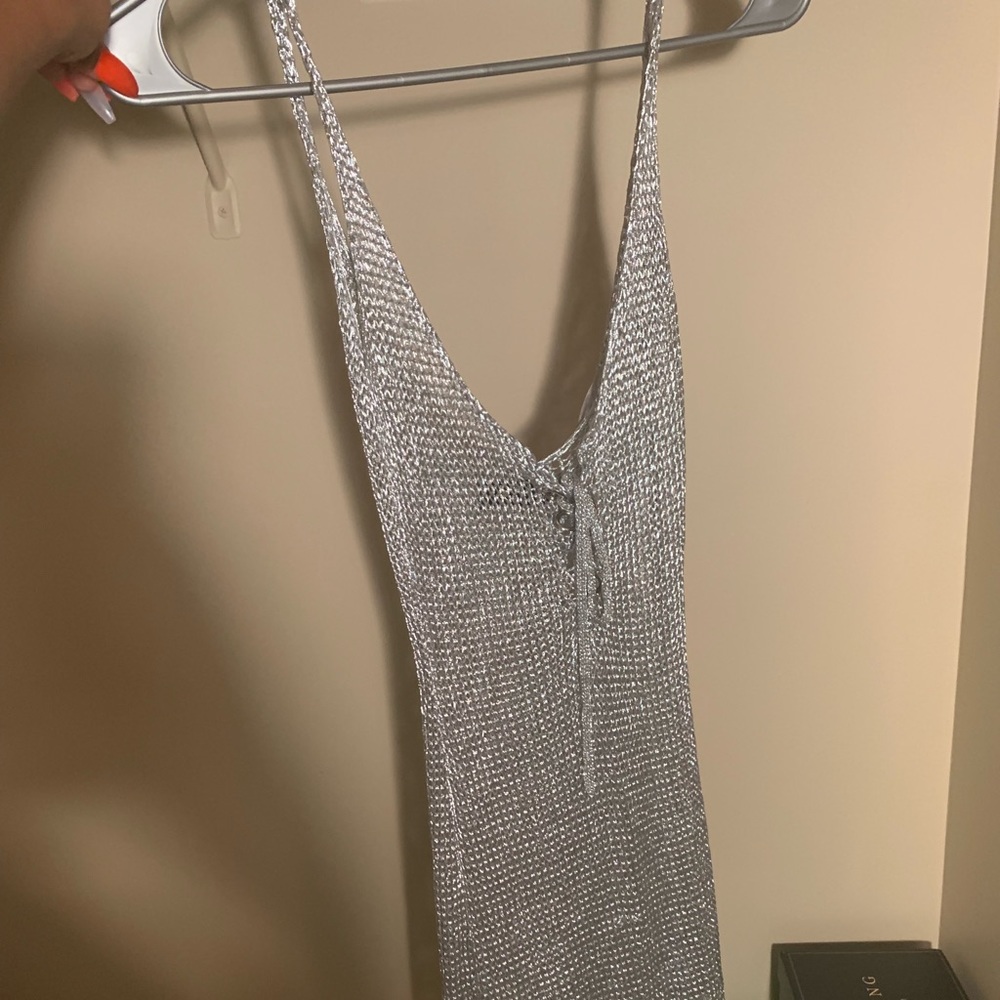 Metallic dress